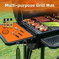 CQININI Bbq Mat Fire Mat Grill Proof Silicone Cover Grill Pan Mat