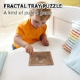 thumbnail image 3 of Fractal Tray Puzzles, Wooden Jigsaw Puzzles for Adults, Difficult No-Image Puzzle for Family Party, Brain Teaser Wooden Puzzle, 3 of 5