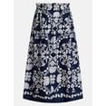 thumbnail image 6 of Time and Tru Women’s Tiered Cotton Maxi Skirt, Sizes XS-XXXL, 6 of 6