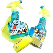 PeerBasics Gunk Getter - Spray Bottle with Microfiber Cap - All Purpose Cleaner 16oz - Lemon (2 Pack)