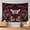 A, variant on XaaKee Tapestry Wall Hanging, Dark Botanical Serpent Moth, High-Quality Polyester Large Tapestry, 60x40Inch