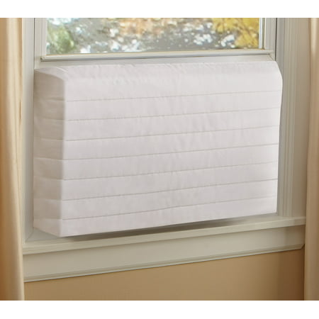 Indoor Quilted Window Air Conditioner Cover - Maintains Heat and Keeps Cold Air Out while Eliminating Dust Buildup, (Best Way To Keep Cold Out Of Windows)
