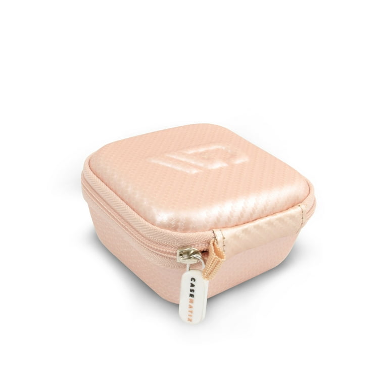 CASEMATIX Rose Gold Earbuds Carrying Case fits Apple Beats Powerbeats Pro Wireless Earbuds Headphones Case Only
