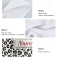 thumbnail image 4 of GZHJMY Custom Cheetah Leopard Hanging Kitchen Towel Personalized Your Name Hand Towel 2 Pcs Absorbent Hanging Tie Towels for Bathroom Laundry Room Kitchen 12 x 17 Inches, 4 of 6