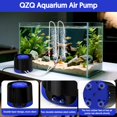thumbnail image 2 of Bomba de aire para acuario QZQ 3W silenciosa con doble salida para 80 galones, 2 of 7