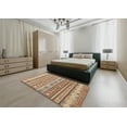 thumbnail image 5 of Ahgly Company Machine Washable Indoor Rectangle Abstract Chestnut Red Area Rugs, 3' x 5', 5 of 7