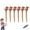 Brown, variant on Inflatable Stick Horse Head Toy for Kids Party Decorations, Plastic Riding Stick for Imaginative Play