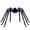 color, variant on 4 Ft Giant Halloween Spider Decoration LED Light up Black Hairy Spider with Red Lighted Eyes Battery Operated Realistic Scary Fake Spider for Yard Party House Decor Outdoor Indoor
