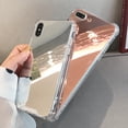 thumbnail image 2 of Funda con espejo retrovisor Airbag para Iphone 14 Plus 13 12 11 Pro MAX 6s 8 7 Plus X XS Max XR SE 2020, funda de silicona a prueba de golpes Tan Jianjun unisex, 2 of 2
