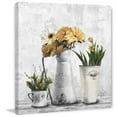 thumbnail image 2 of Marmont Hill Glowing Yellow Flowers Canvas Wall Art, 32" x 32", 2 of 7