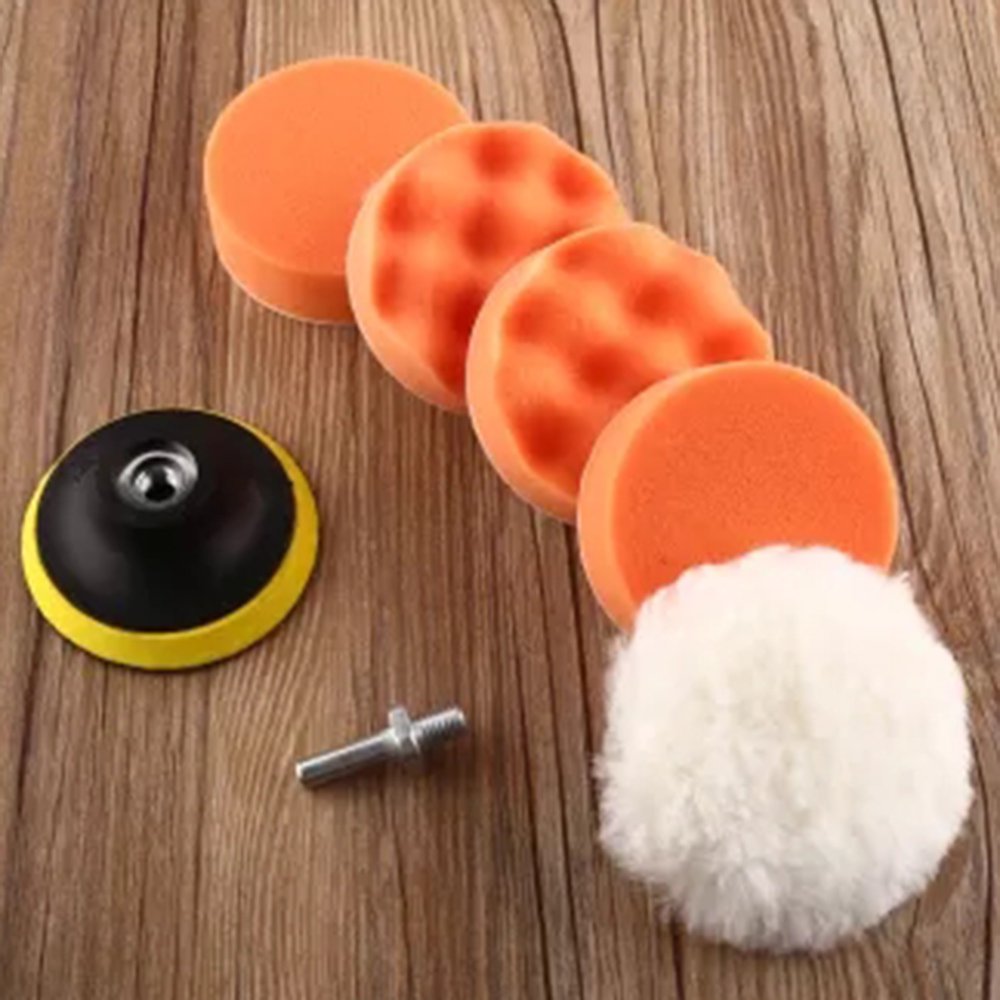 Durable Polishing Cotton Buffer Pad Drill Set Kit for Car Buffing