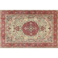 thumbnail image 1 of Ahgly Company Machine Washable Indoor Rectangle Traditional Brown Area Rugs, 5' x 7', 1 of 7