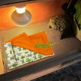 thumbnail image 3 of de dormir de con almohada y manta, accesorio para hábitat de , mascota pequeña, refugio de , cama cálida - Beige y naranja Colco Cama para dormir de reptil, 3 of 6