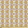 thumbnail image 1 of Geometric Fabric by the Yard, Ornate Polygonal Star Shapes Pattern Abstract Repeating Mosaic Style Illustration, Decorative Upholstery Fabric for Sofas and Home Accents, Multicolor by Ambesonne, 1 of 5