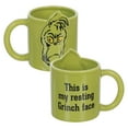 thumbnail image 3 of Dr. Seuss Grinchmas Resting Face 20 oz. Bas Relief Ceramic Mug…, 3 of 9