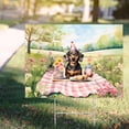 thumbnail image 4 of Happy Mother's Day Dachshund with Sweets and Flowers at a Picnic Yard Sign Wiener Dog Lover Gifts Idea Outdoor Home Lawn Garden Porch Decor - 13005, 4 of 5