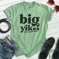 thumbnail image 2 of Big Yikes Shirt, Unisex Women's Men's Shirt, Silly Shirt, Humorous Shirt, Snarky Shirt, Heather Apple Green, Small, 2 of 6