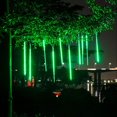 thumbnail image 5 of High Brightness 10 Tube 360 LED 12 Inch Meteor Shower Rain Lights Cascading Falling Rain Outdoor Lights for Christmas Roof Eaves Tree Decoration Icicle Raindrop, 5 of 10