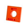 thumbnail image 2 of Portable Precision Measuring Ruler | Multi-Tool Template Gauge | 1/4 Inch Offset | ABS Plastic | Marking, Measuring & Cutting Tool | Replicates Irregular Contours | 2x2 Inch | 1 Pack, 2 of 9