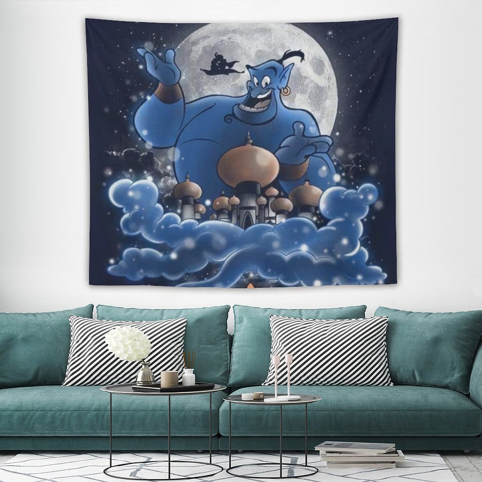 Aladdin Genie Magic Genie Tapestry,Aladdin Genie Magic Genie Tapestry ...