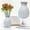White, variant on JingChun Style Vase Living Room Vase Bouquet Vase Small Fresh Colorful Floral Decoration Plastic Vase