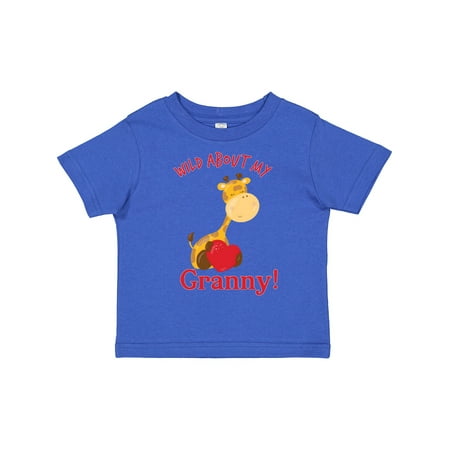 

Inktastic Wild About My Granny Gift Toddler Boy or Toddler Girl T-Shirt