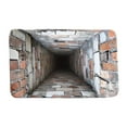 thumbnail image 1 of 3D Optical Mud Bath Mat Super Absorbent Non Floor Rug For Home Entrance Kitchen Bathroom, 1 of 5