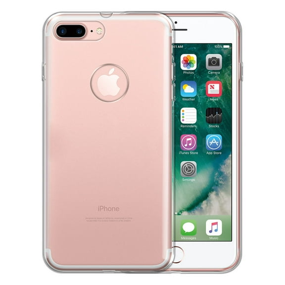 FINCIBO Soft TPU Clear Case Slim Protective Cover for Apple iPhone 7/8 Plus 5.5"