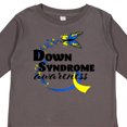 thumbnail image 4 of Inktastic Down Syndrome Awareness with Butterfly and Ribbon Boys or Girls Long Sleeve Toddler T-Shirt, 4 of 5