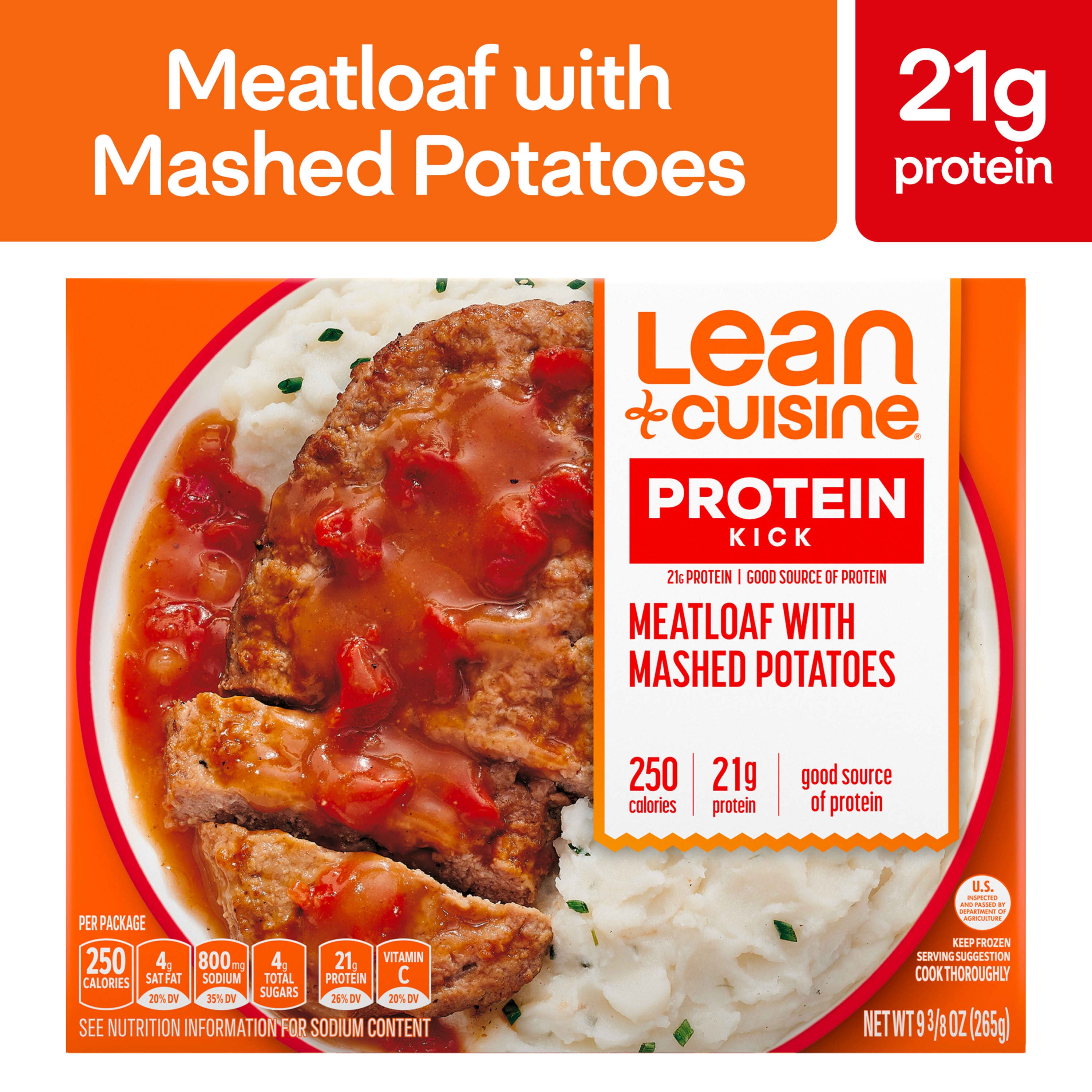 Lean Cuisine Meatloaf with Mashed Potatoes Meal 9.375 oz (Frozen)