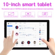 2 In 1 Android table 10 Inch With TabletS protective Case and Stylus Pen android 15 Tablet 5G WiFi-6 1280*800 full HD IPS display 6000mah 64GB ROM+12GB RAM (4+8 Virtual), 1024GB Expansion (Pink)