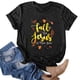 thumbnail image 5 of Camiseta de manga corta suelta con cuello redondo y estampado informal para mujer Pompotops hkajfhjk457573, 5 of 6