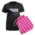 thumbnail image 5 of CafePress - Abstract Paint Splatter Demisexual Pride Flag Pajamas - Women's Short Sleeve Print T-Shirt and Pants Dark Cotton Pajama Set, 5 of 7