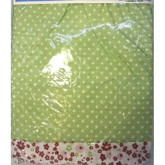 Tiddliwinks Polka Dot Ladybug Crib Dust Ruffle