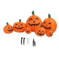 thumbnail image 2 of Inflables De Halloween, 7 Piezas De Calabaza Inflable De Halloween Con Luces LED Integradas, Lindas Calabazas, Accesorios De Decoración De Inflación Automática Para El Hogar,, 2 of 7