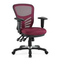Modway Articulate Mesh Office Chair in Red