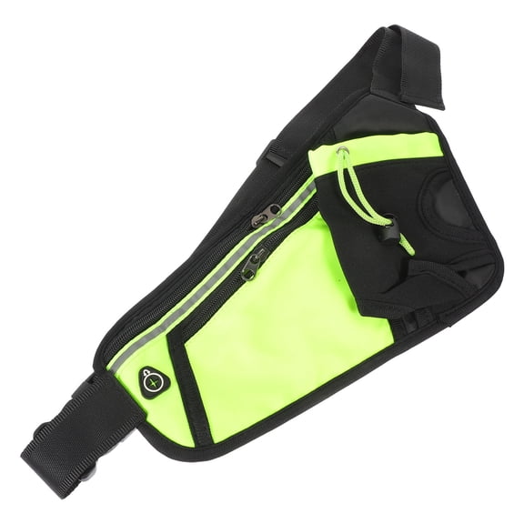Milisten Running Waist Bag Adjustable Strap, with Water Bottle Holder
