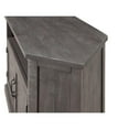 thumbnail image 4 of Bowery Hill Rustic Corner 50" Solid Wood TV Stand in Gray, 4 of 9