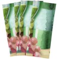 thumbnail image 4 of Wine Grapes Cheese Tea Towels Set of 6 Glass Bottle Kitchen Dish Cloth with Hanging Loop, 18"x28"Lint-Free Absorbent Towel for Kitchen Drying Wiping and Cleaning, 4 of 5