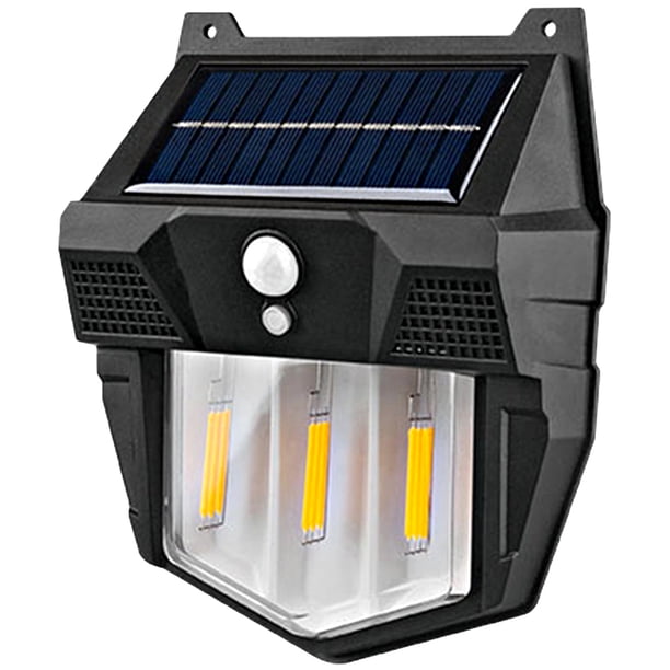 Lámpara de filamento de tungsteno solar impermeable para jardín, luz de pared, para patio, balcón
