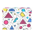 thumbnail image 7 of Yayeee Collapsible Cube Storage Bin with Lid Fabric Closet Decorative Basket with Handles, Red Retro Pattern, 7 of 7