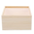 thumbnail image 3 of Shisuyan Unfinished Wooden Storage Box Decorative Jewelry Box Treasure Chest Gift Packing Box with Clear Lid, 3 of 8