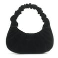 thumbnail image 1 of Autumn Solid Female Handbag Pleated Dumpling Shoulder Bags Party Totes Wristlets, 1 of 7