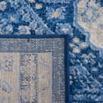 thumbnail image 6 of SAFAVIEH Brentwood Conchur Oriental Runner Rug, 2' x 9', Ivory/Navy, 6 of 8