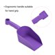 thumbnail image 5 of Plástico Jardín Pala 275x103mm Planta Suelo Plantar Excavar Mano Paletas Hogar Jardinería Herramienta para Flor Tierra Trasplantar, Desmalezar, Mover, Excavar, Púrpura 2 Paquetes Unique Bargains palas, 5 of 5