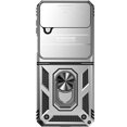 thumbnail image 1 of Estuche GANGXUN para Samsung Galaxy Z Flip 4, soporte giratorio 360°, estilo mecánico y magnético, 1 of 5
