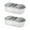 Light Grey, variant on Efficient 2 Section Snacks Organizers For Children Sealed Storage Container Portable Portable Kitchen Accessories
