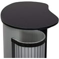 thumbnail image 6 of Vispronet Portable Trade Show Counter – 3ft Podium Countertop, Vendor Table with Silver Corrugated Plastic Sidewalls, Table Top Podium for Convention Booth Display, Carry Bag Included (Black), 6 of 8