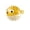 Yellow, variant on Interactive Dog Chew Dispensing Toys Squeaky Puzzle Feeder Pet Entertainment Keeps Busy Activity Play