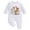 White, variant on Gibobby Newborn Baby Fluffy Jumpsuit Contrast Color Botton Down Snowsuit Outwear Fleece Baby Bunting Bodysuit Hooded Romper(Brown,6-9 Months)